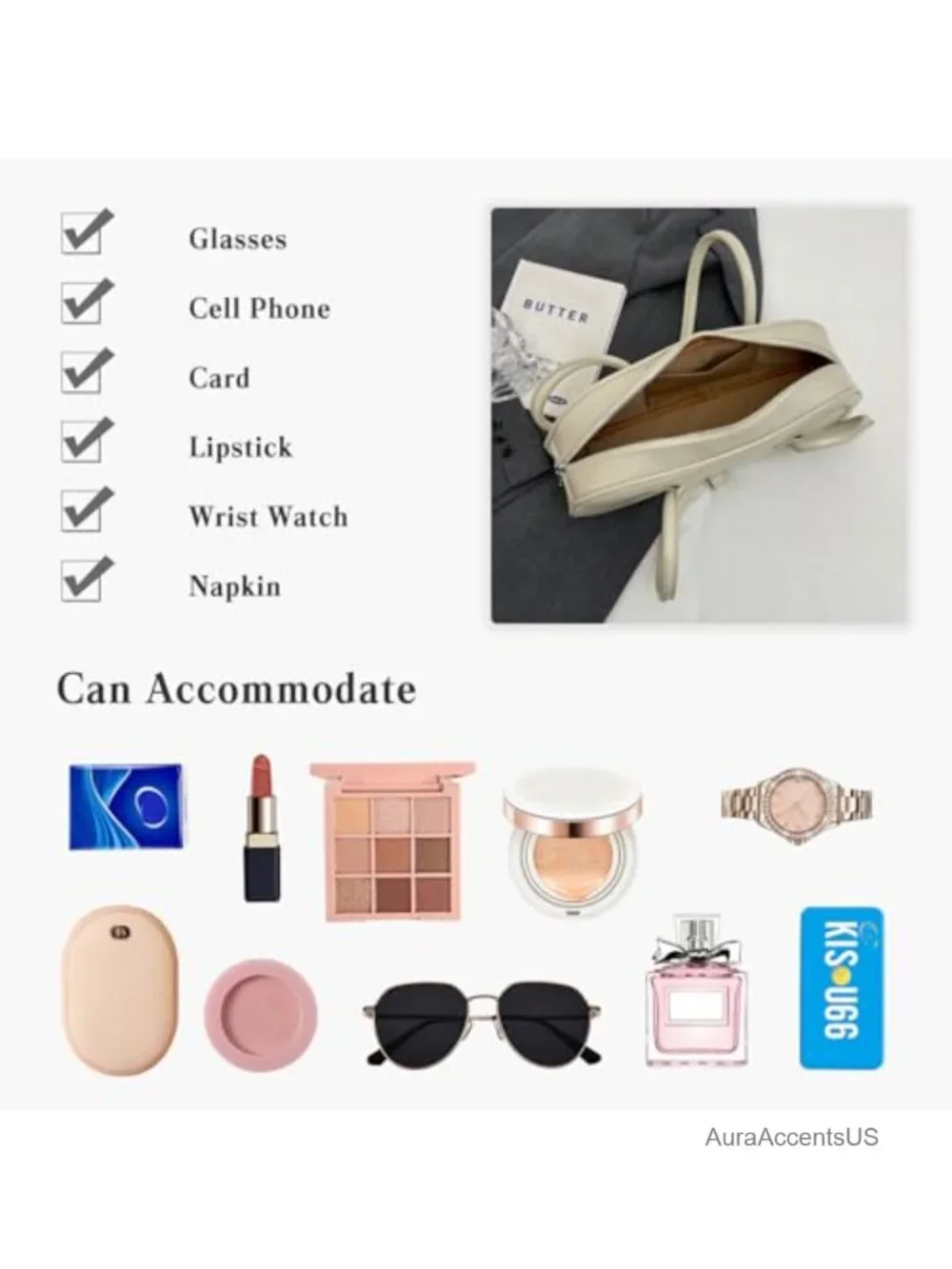 Waterproof PU Leather Hobo Bag Women's Shoulder Handbag with Top Handle &